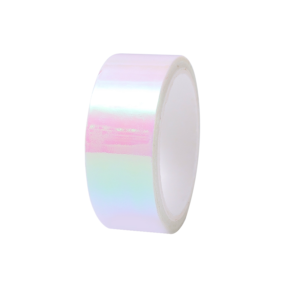 1/6 Rolls Creative Rainbow Laser Tape Stationery Handbook Colourful Decorative Waterproof Tape Student Diy Handbook Material