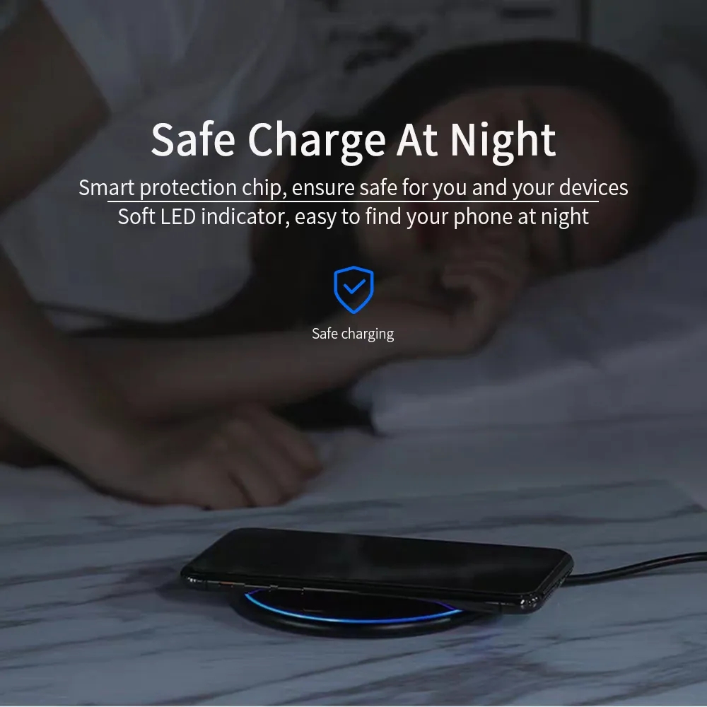 Essager 15W Qi Wireless Fast Charging Supports All Wireless Charging Phones Induction Pad For iPhone 14 13 12 Pro Max X Xiaomi mi 10 Samsung S20 Huawei. 