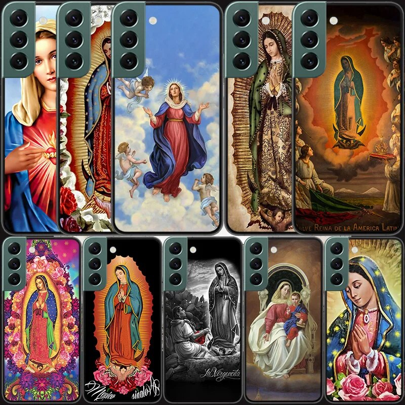 Virgin De Guadalupe Virgen Mary Phone Case For Samsung Galaxy A12 A22 A32 A42 A52 A72 A54 A34 A24 A14 A73 A53 A33 A23 A13 5G F52