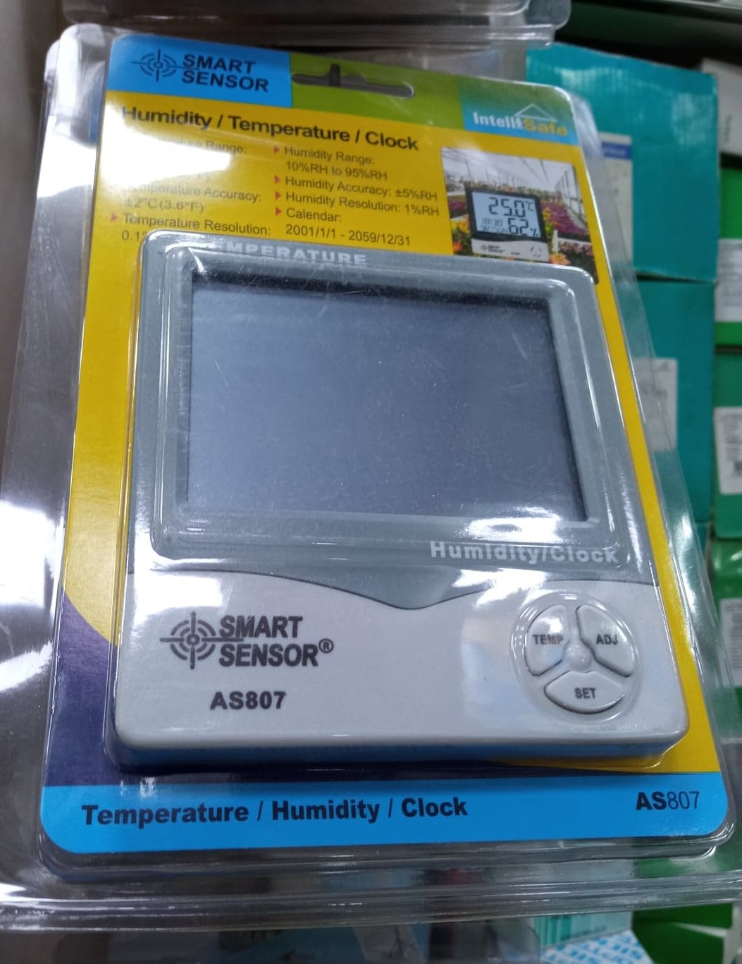 AS807 AS-807 Digital Hygrometer AS807 Thermometer Humidity Temperature Meter Testers Weather With Calendar & Clock Alarm Tools . 