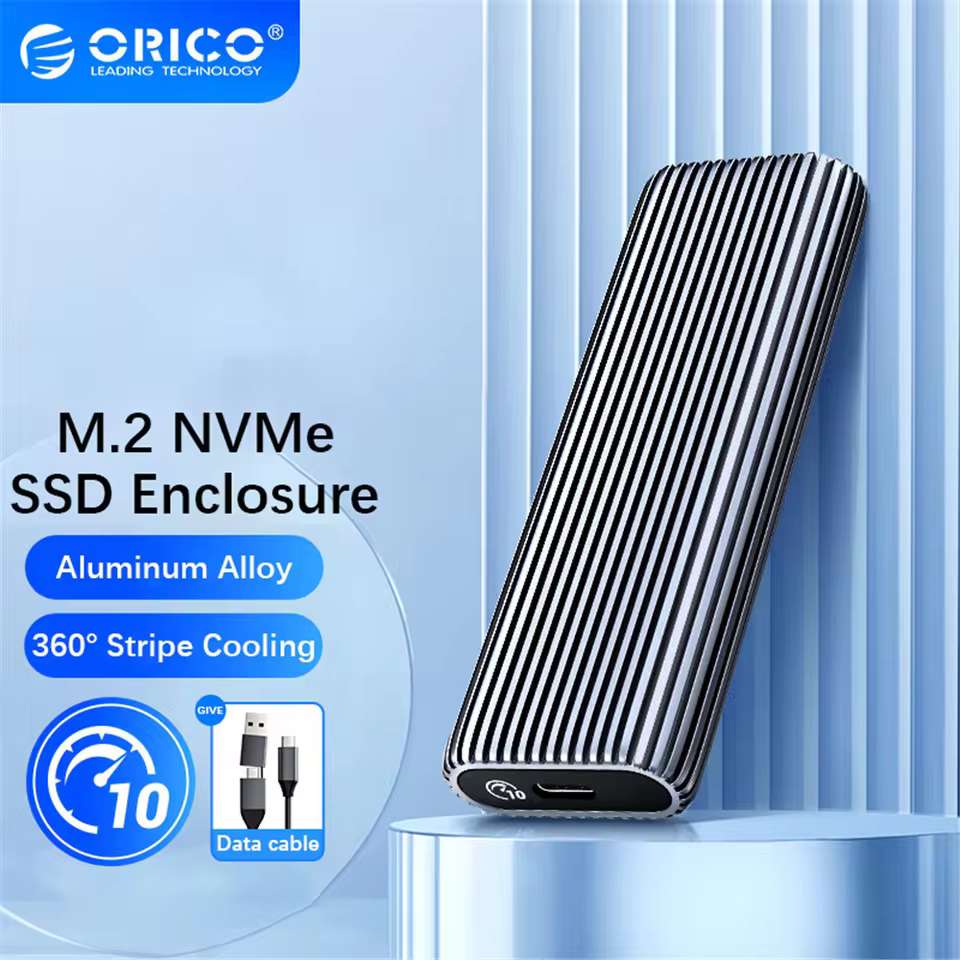 ORICO AM2C3-G2-GY-BP Tool Free Aluminum M2 NVME SSD Enclosure