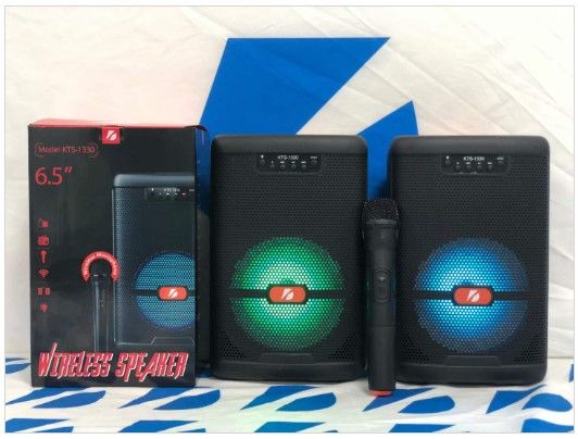 KTS 1330 Wireless Portable Bluetooth 6.5 inches Speaker with Microphone