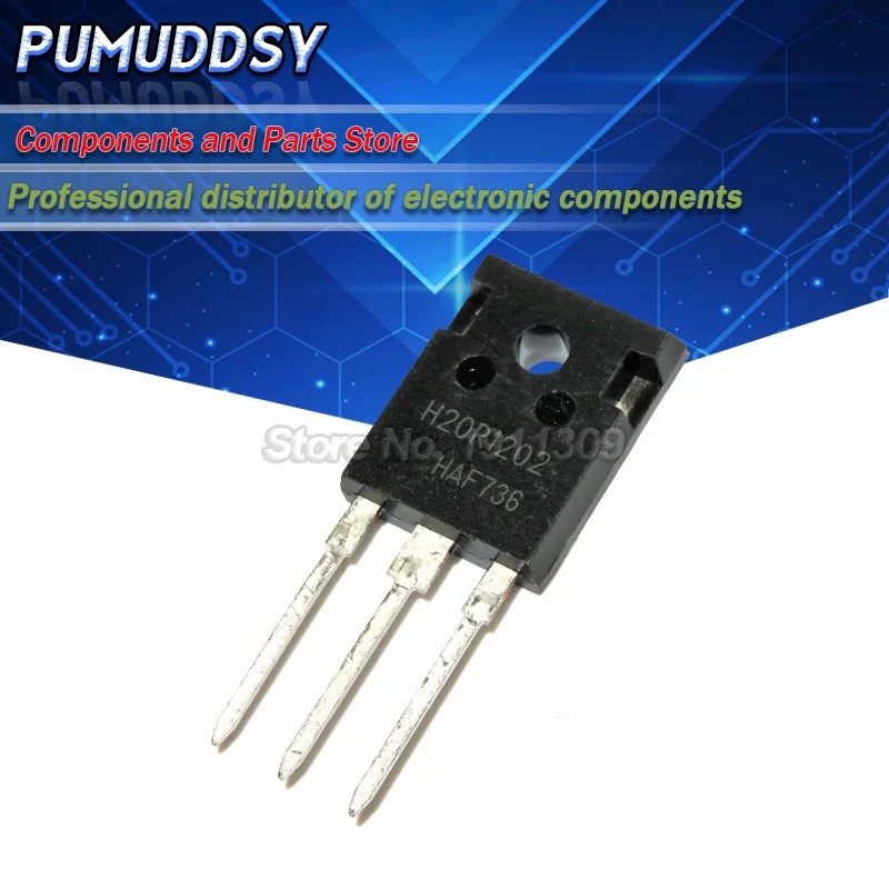 2PCS H20R120 H20R1202 H20R1203 H20T120 TO-247 20A 1200V Power IGBT Transistor