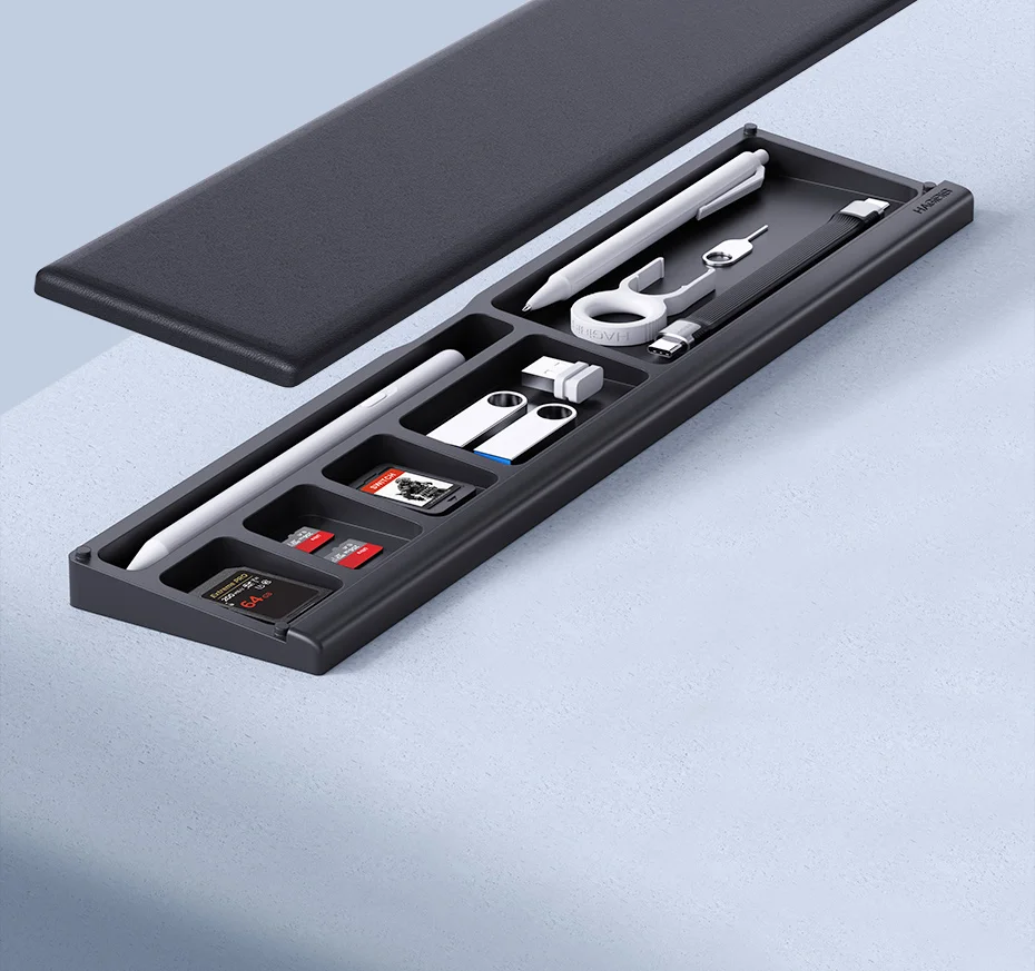 Hagibis Keyboard Wrist Rest Pad Ergonomic Soft Memory Foam Support Desktop Storage Box Easy Typing Pain Relief for Office Home. 