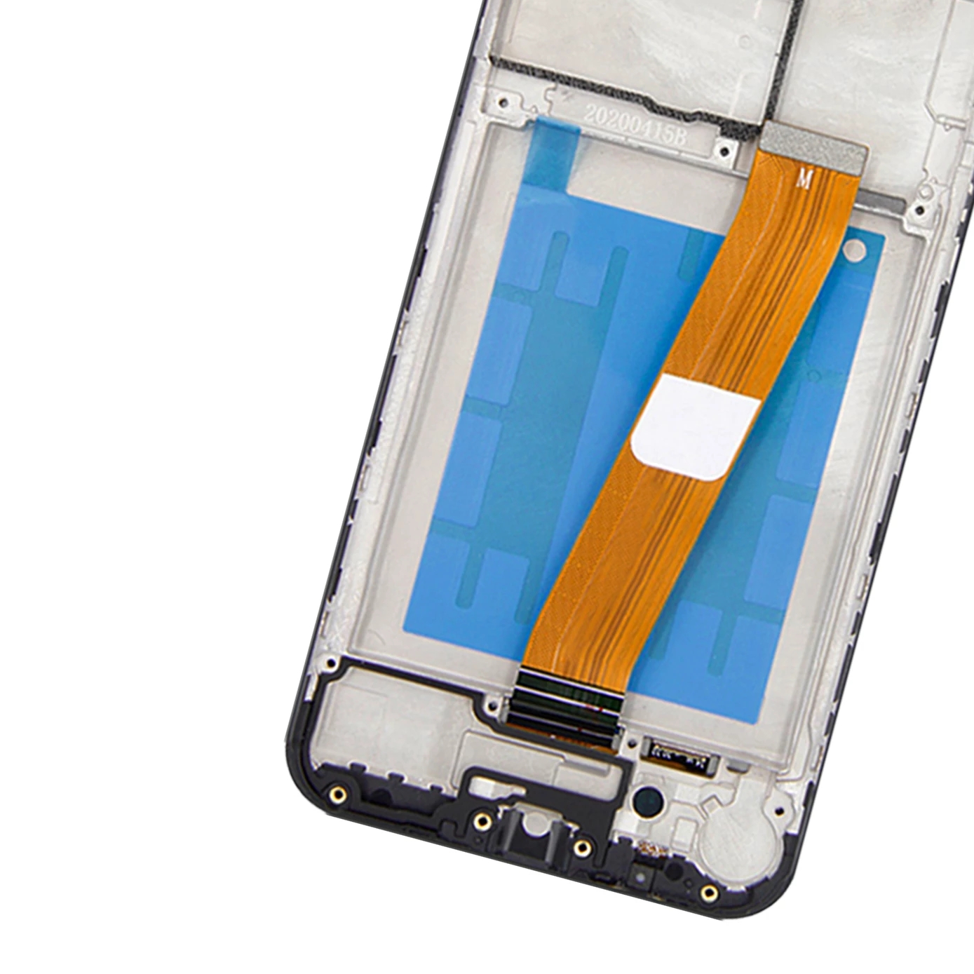 LCD With Frame For Samsung Galaxy A01 A015 A015F Black Wide Flex Display Touch Screen Digitizer Assembly Replacement Parts. 