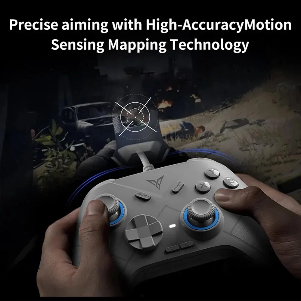 Flydigi Direwolf Wireless/Wired Gaming Controller Bluetooth Hall Lineness Function Controller for Windows PC Nintendo Switch. 