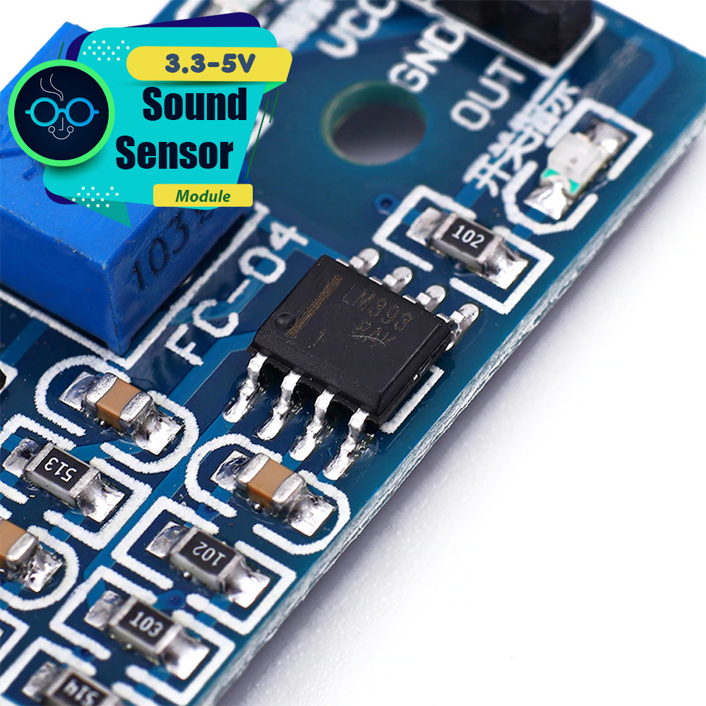 SOUND DETECTION SENSOR MODULE SOUND SENSOR INTELLIGENT VEHICLE FOR ARDUINO. 