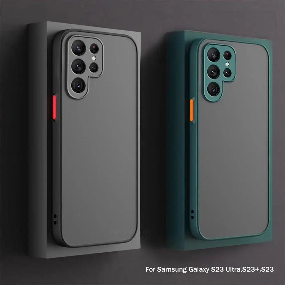 Case for Samsung Galaxy S24 Ultra Armor Matte Case for Samsung Galaxy S24 Ultra Shockproof Shell Cover Galaxy S24 Ultra PC Funda