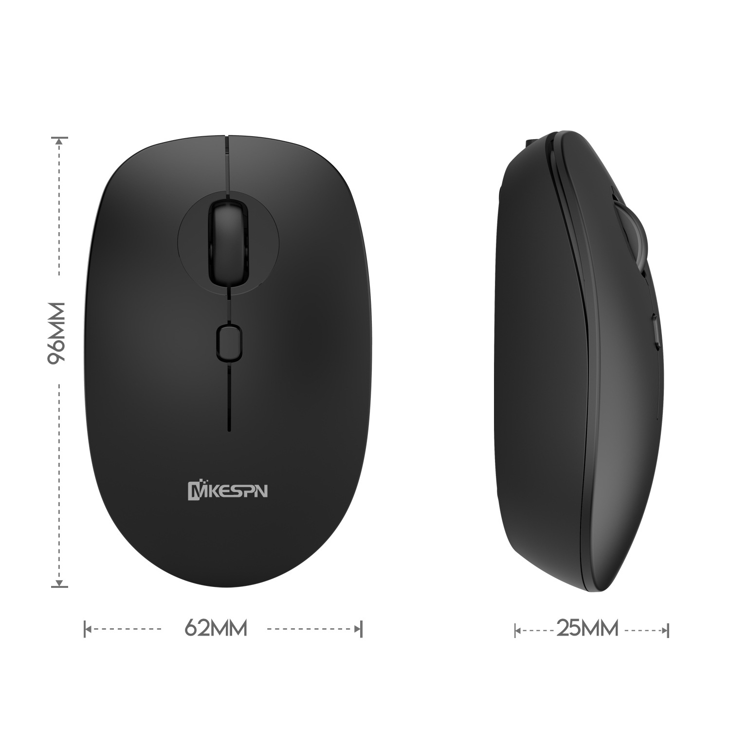 MKESPN 859 2.4G+BT5.0+BT3.0 Three Modes Wireless Mouse. 