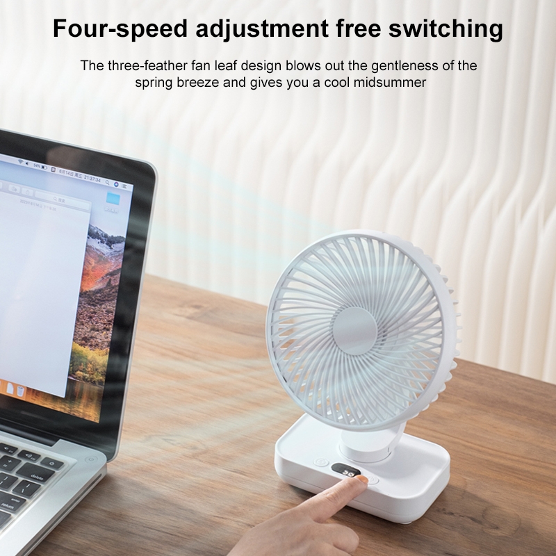 D606Y Portable Desktop Oscillating Small Fan. 