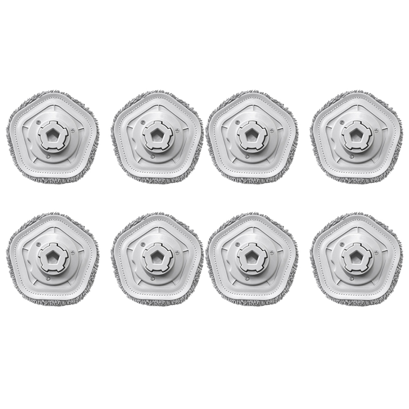 8 PCS Mop Cloth for Bot W10 Sweeping Robot Vacuum Cleaner Accessories Replacement Parts