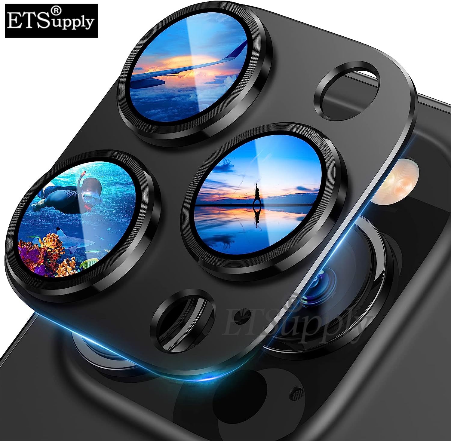 2Pack for IPhone 15 Pro Max Back Camera Lens Protective Tempered Glass for Iphone 15 Plus Protector Lens Film Case Casing
