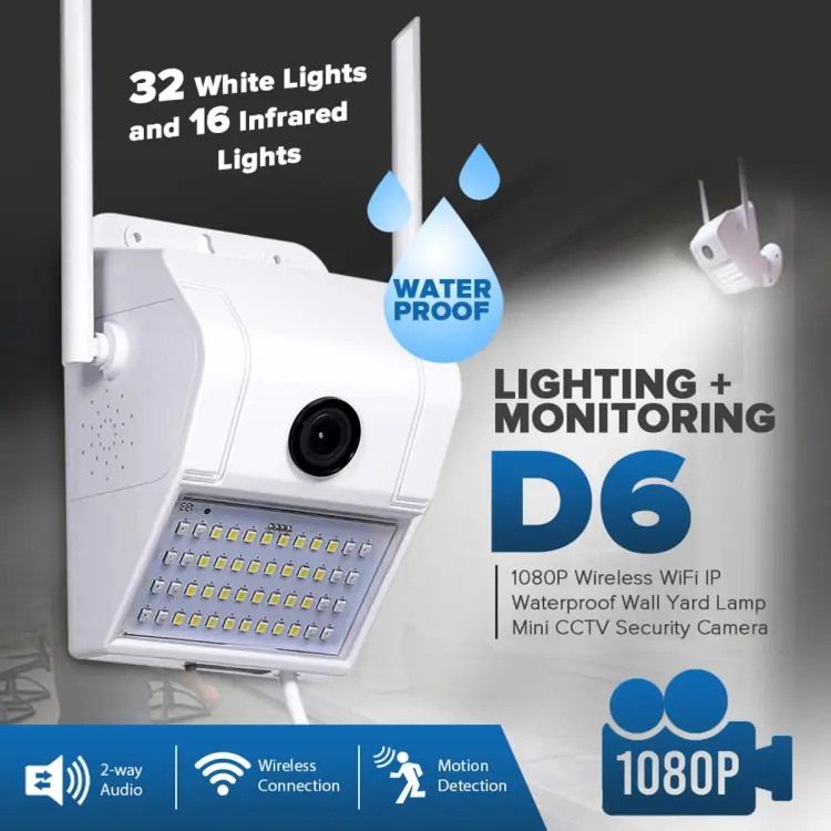 v380 wall lamp camera