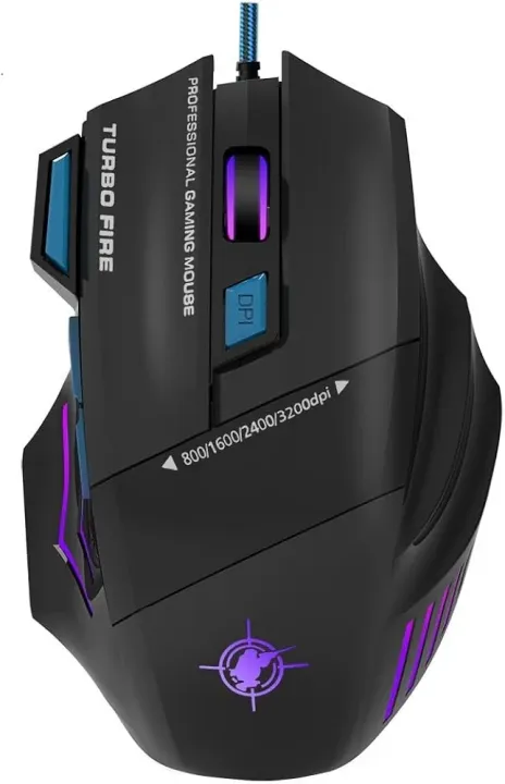 MS7 Gaming Mouse Wired Mouse Gamer Ergonomic Optical Mice For PC Laptop ...
