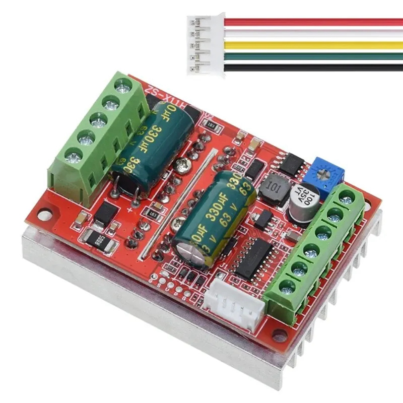 DC 6-60V 400W BLDC Three Phase DC Brushless Motor Controller. 