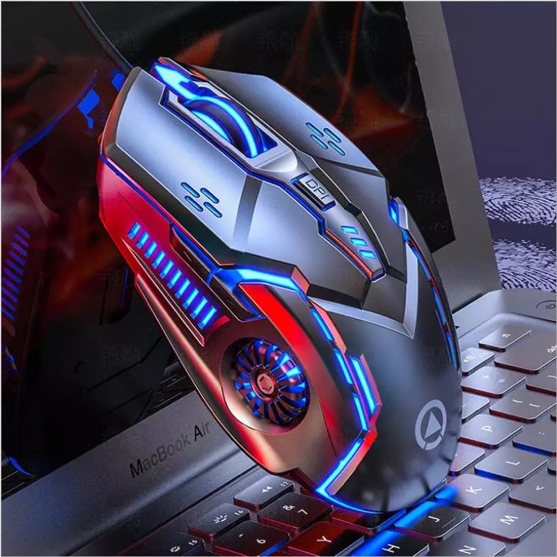 Leyoya G5 Gaming Mouse 7 Color Backlight USB Wired Silent Mouse For Gamer 3200 Dpi Mice For PC/Laptop Windows 7/8/10/XP Vista Linux. 