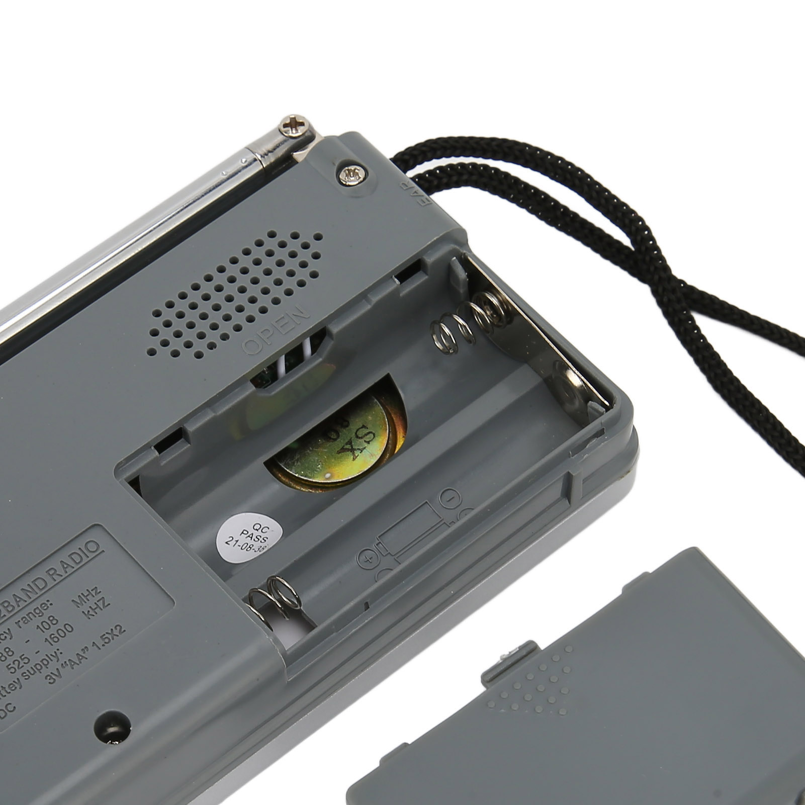 Portable Radio DSP Chip AM FM Transistor Radio with Built in Speaker for Home Travel Entertainment Work Emergency. 