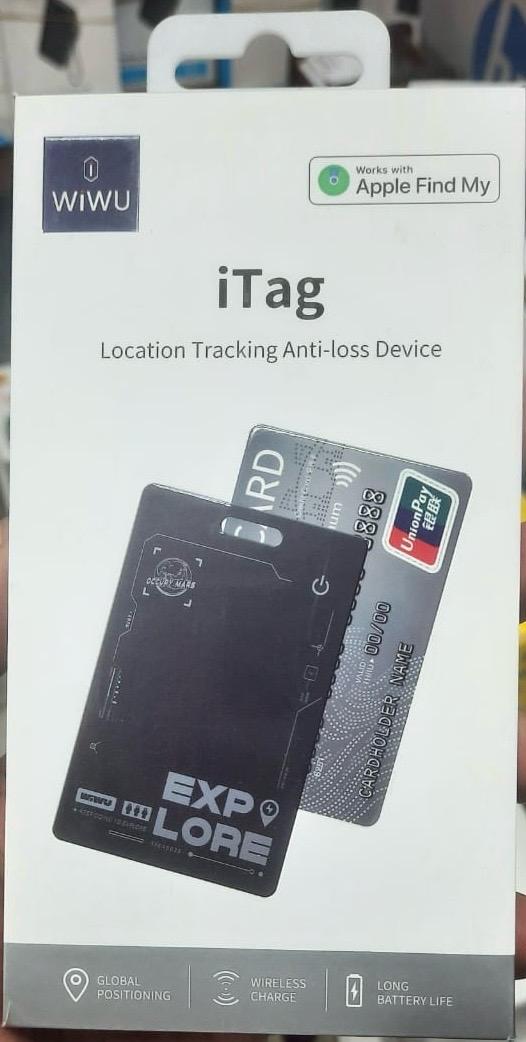 Apple find me ANTI-LOSS POSITION TRACKING DEVICE  Wiwu iTag Location Tracking Anti-loss Device. 
