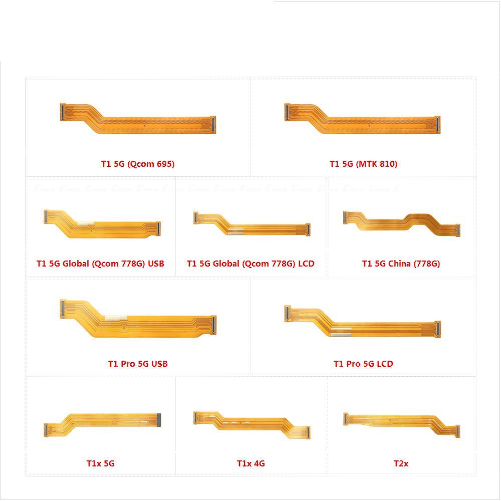 Main Board Motherboard Connection LCD Display Connector Flex Cable Parts For Vivo T2x T1x T1 Pro 5G Global