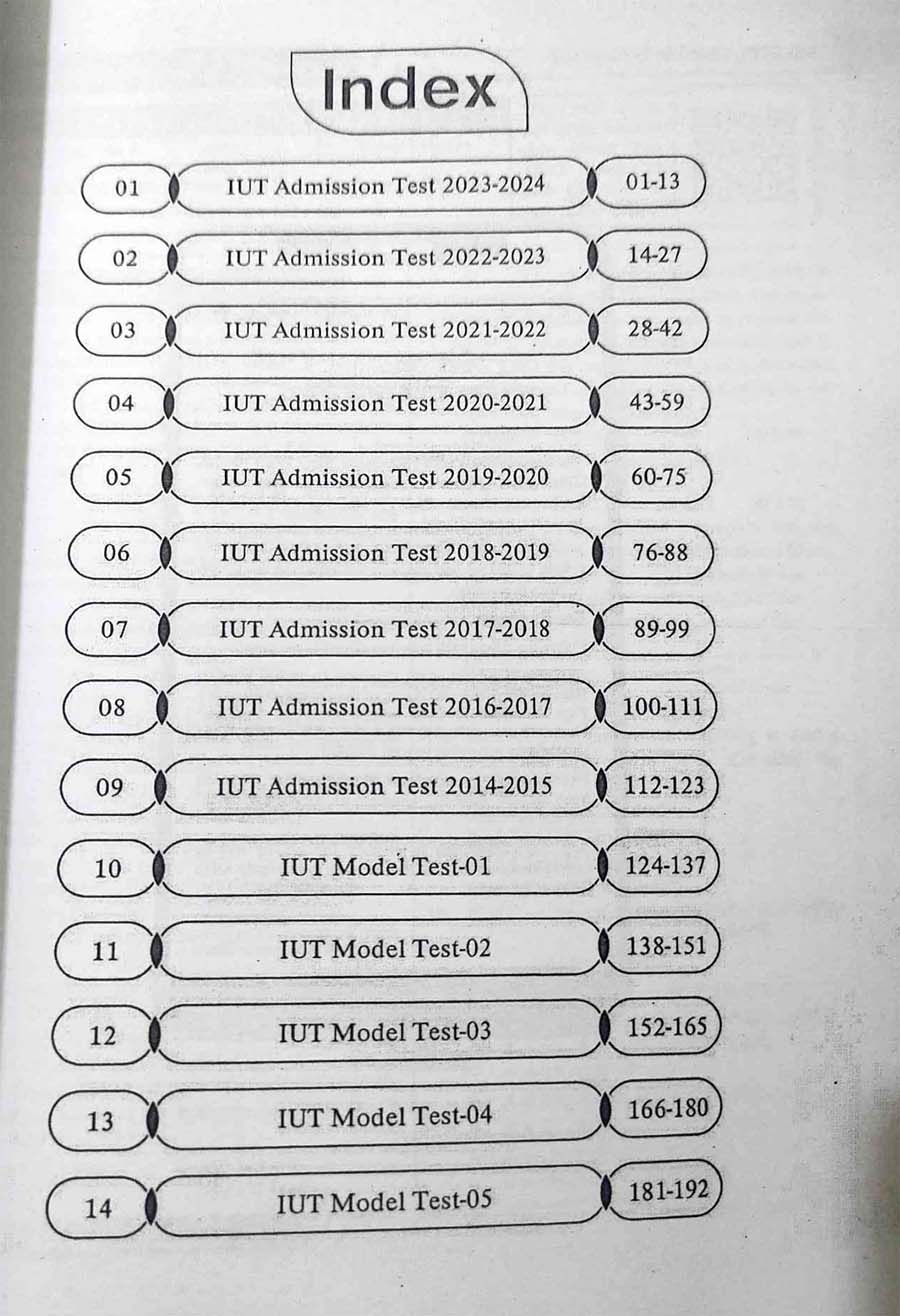 Udvash IUT Question Bank with Model Test 2024-25. 