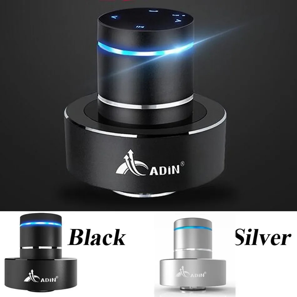 Adin 26W Vibration Bluetooth Speaker Wireless Bass Mini Portable Touch Speakers Vibro Resonance Subwoofer Handsfree with Mic. 