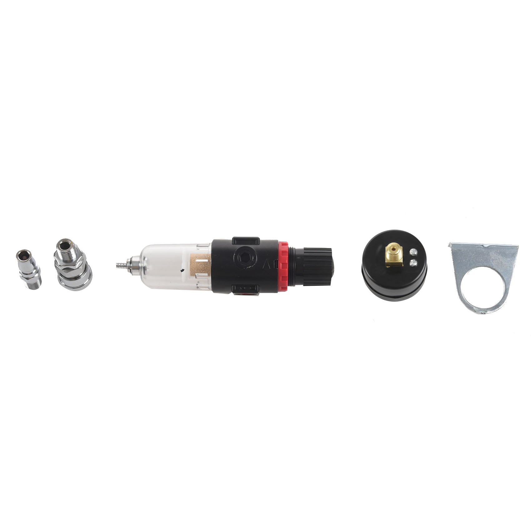 1/4 Air Compressor Filter Water Separator Kit With Regulator