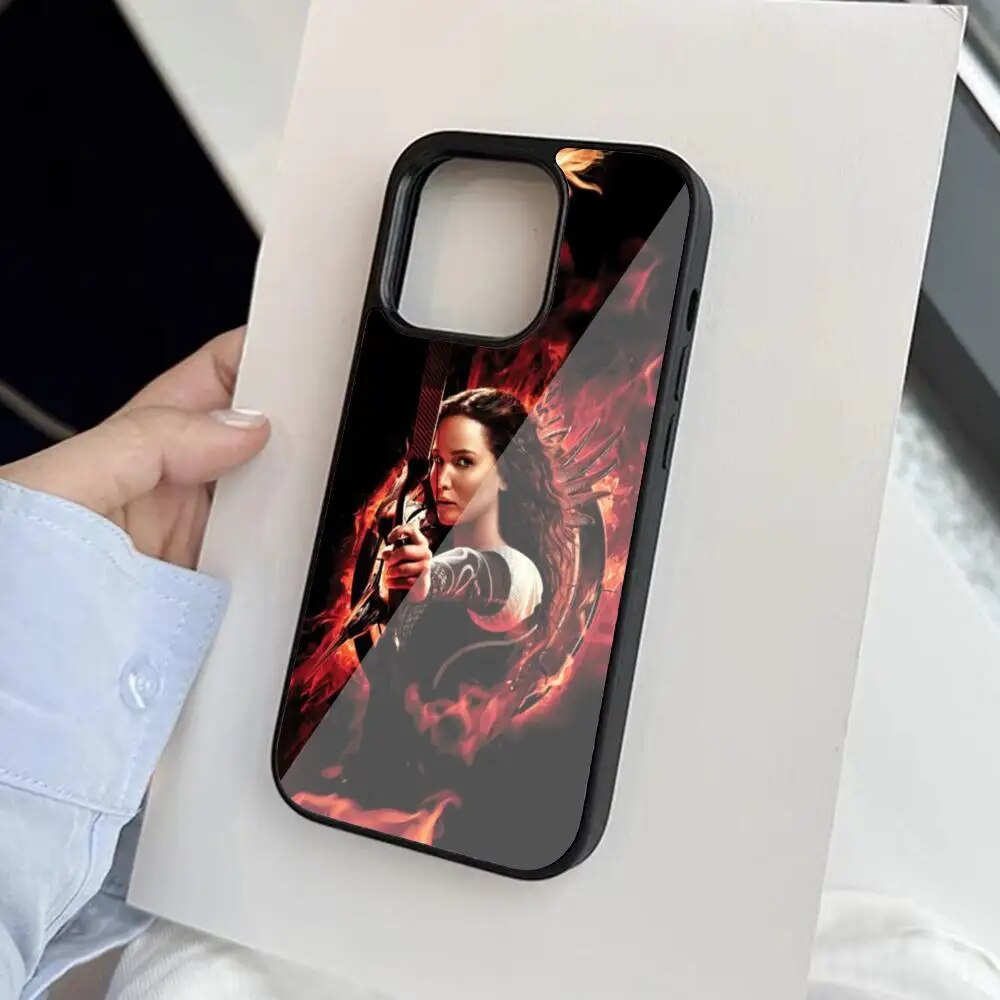 Movie The Hunger Games Phone Case For Iphone 15 14 13 12 11 Pro Max Mini 8 Plus Se Xr X Xs 2020 PC+TPU Cover. 