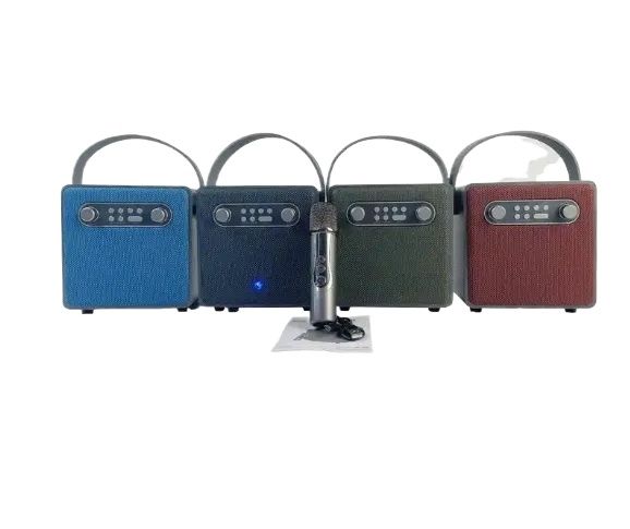 Wireless Bluetooth Microphone Karaoke Speaker BTS 1688  Stereo Amplifier Outdoor Family KTV Stereo Mic Big Sound Speaker Set Karaoke Player. 