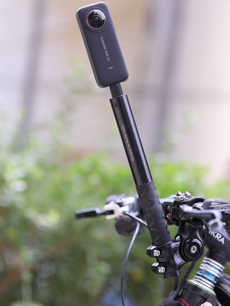 Motorcycle Camera Monopod Holder HandleMount Bracket for GoPro & Insta360 One X2 R bicycle Invisible Selfie Stick Accessory. 