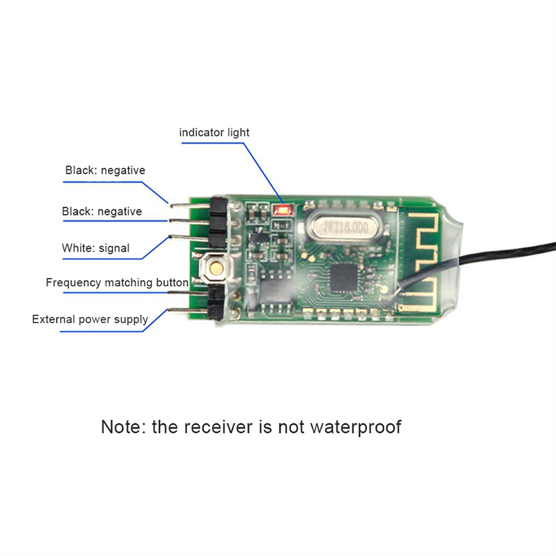 2.4Ghz Mini Remote Controller Waterproof Charging for Electric Surfboard and Skateboard Controller Accessories. 