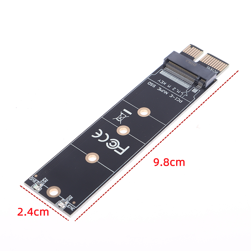 PCIE to M2 Adapter NVMe SSD M2 PCIE X1 Raiser PCI-E PCI Express M Key Connector Internal Solid State Drive Demoo. 