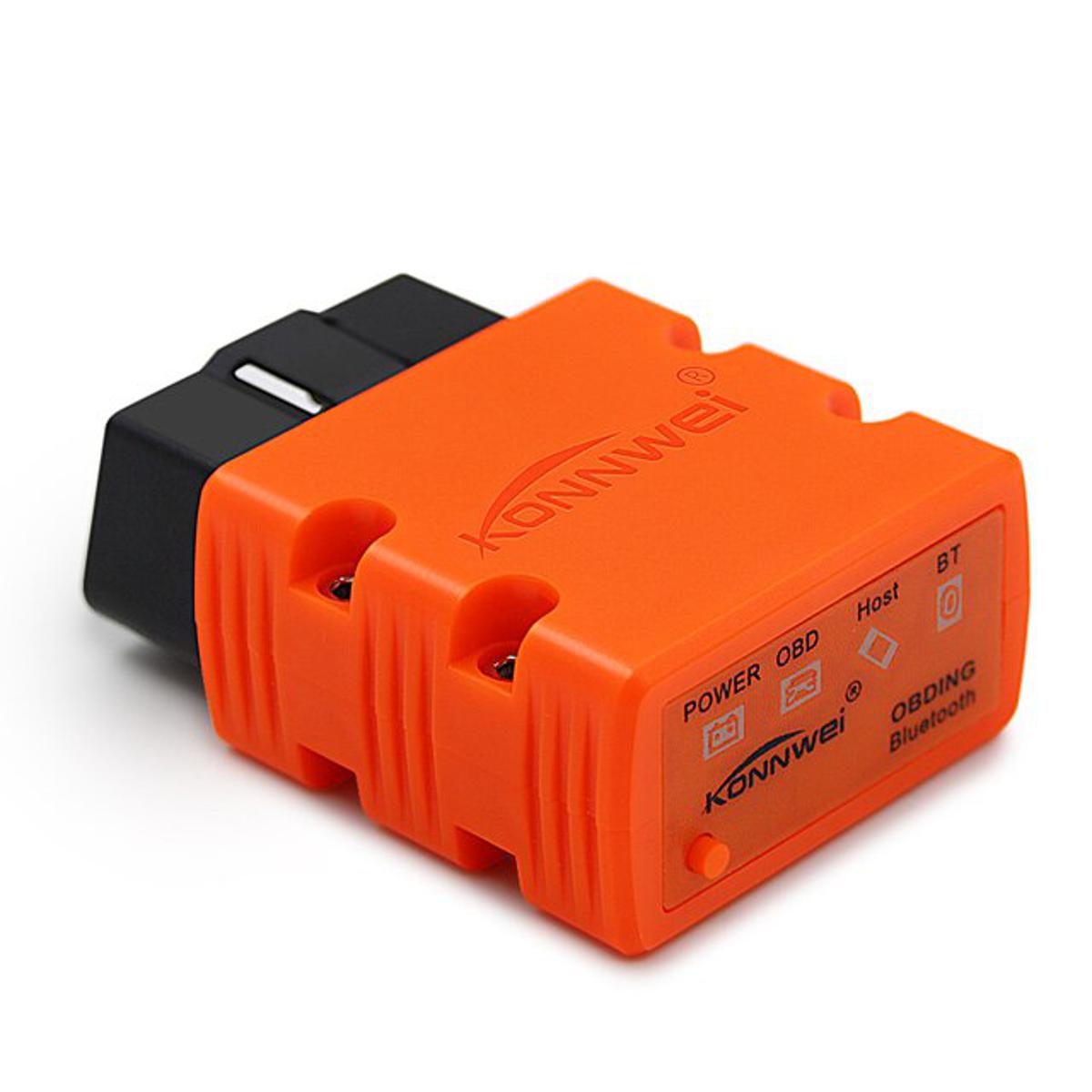 Konnwei ELM327 V1.5 PIC18F25K80 Bluetooth-compatible KW902 elm 327 OBD2 Scanner work as ICAR2 adapter OBDII diagnostic Tool