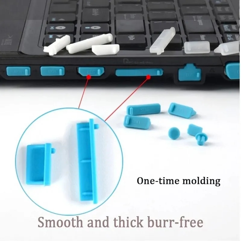 Colorful Silicone Anti Dust Plug -for Laptop Port Cover Stopper Notebook Computer Dustproof USB Interface Waterproof Plug. 