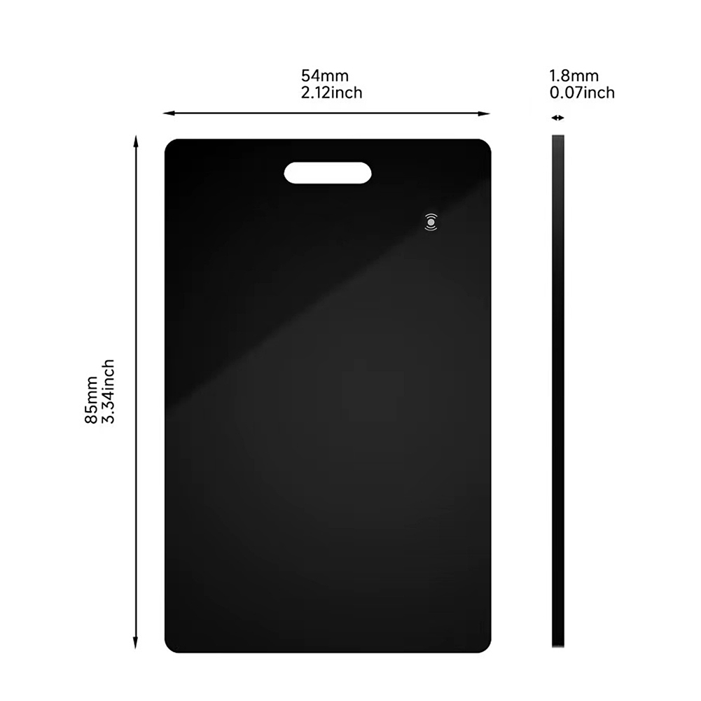 Smart Wallet Track Card Location Tracking Device Wireless Charging Wallet Phone Finder Works with Apple Find My Item Tracker Tag. 