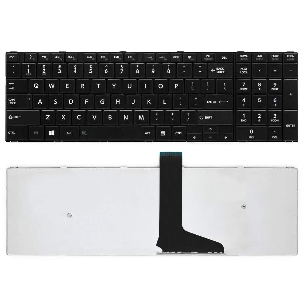Replacement Keyboard for Toshiba Satellite C50-A C55-A C55D-A C55T-A C55DT-A C55-A5282 C55-A5285 C55-A5286. 