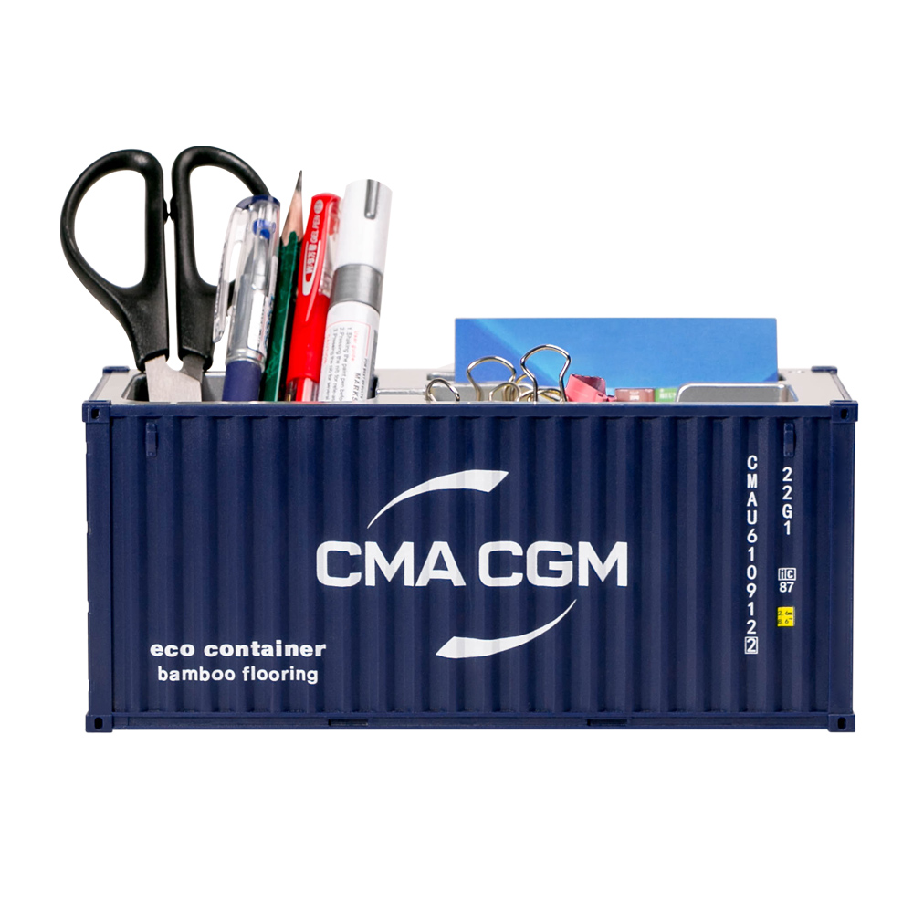 1:30 Shipping Container Model 20ft Toy Cargo Container Maritimo Die-Cast Container Ship Box Pen Holder Office Gift Customized