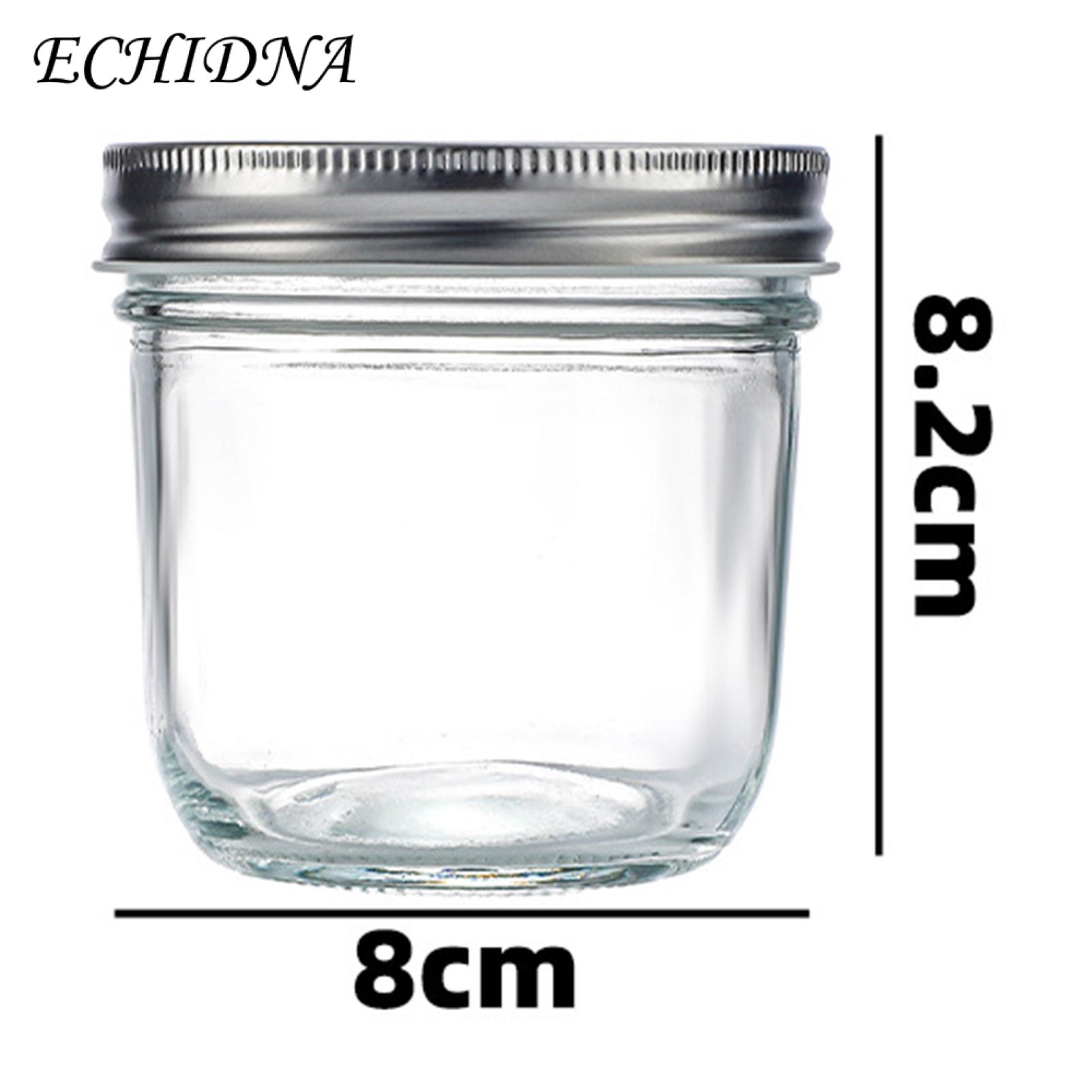 Nut Storage Container Large Capity Glass Sealed Jar with Airtight Lid Multifunctional Storage Container for Fruit Jam Nuts Tea 500ml Sealed Jar with Silicon Seal. 