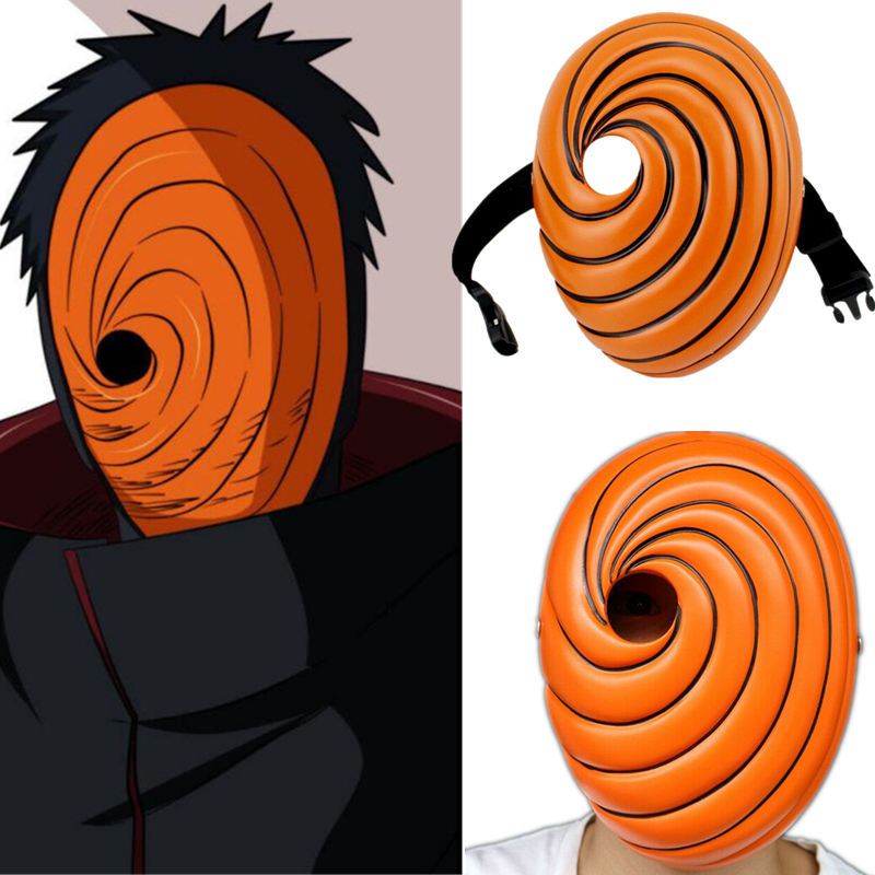 COSPLAY Mask Props Uchiha Obito Orange Resin Party Halloween Tobi Mask Gift - 269800676. 