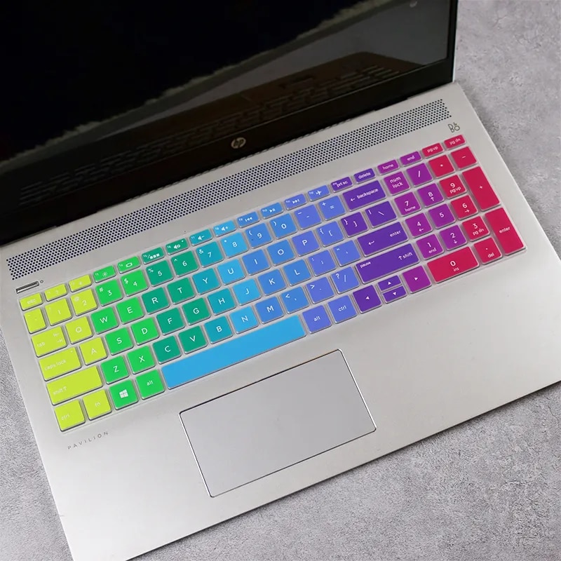 （NEW）15 15.6 inch Keyboard Cover Protector for HP Spectre x360 Convertible Laptop 15t-eb000 15-eb0043dx 15-eb0003na 15-eb series. 