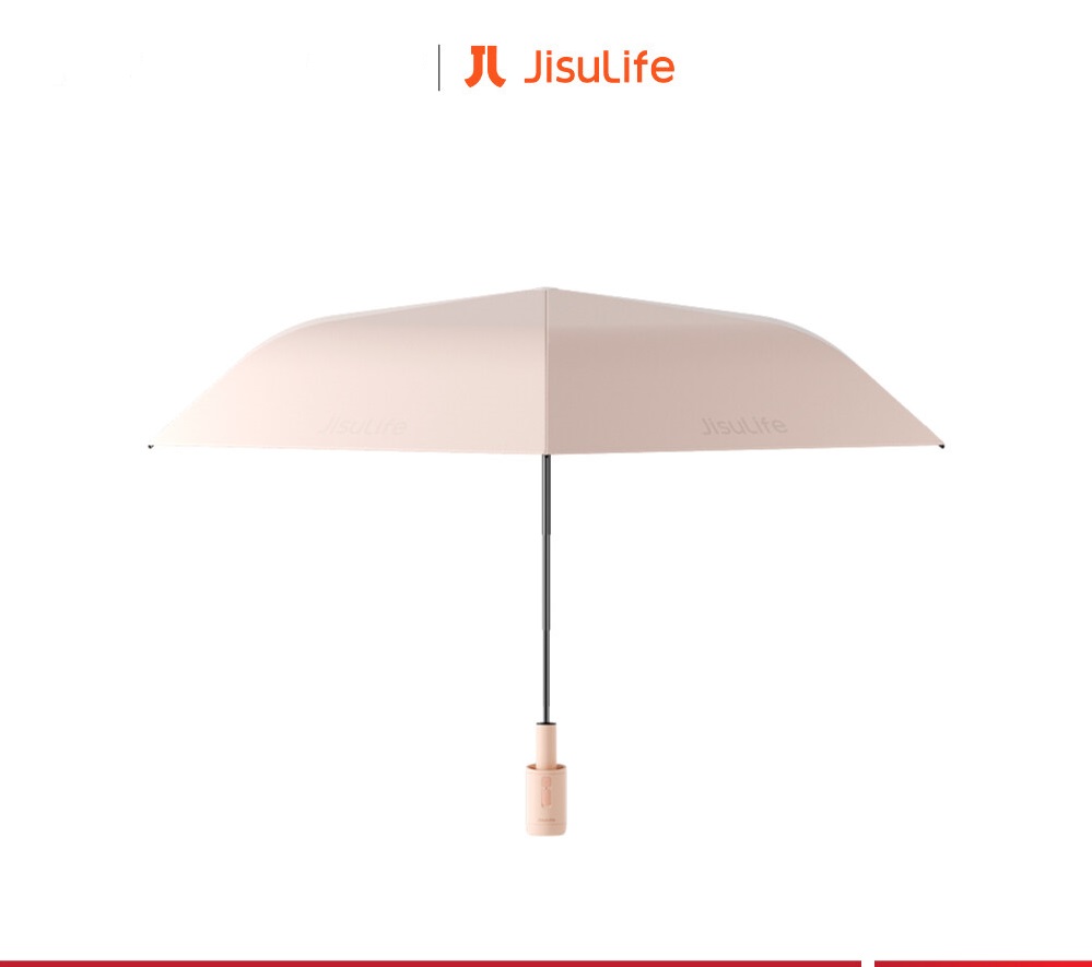 Jisulife FA52 Portal Umbrella Fan Portable Umbrella Sun Life 1 Model Comes with a Built-in Fan Lightweight Sun Protection at UPF 50+ level 1 Pcs. 