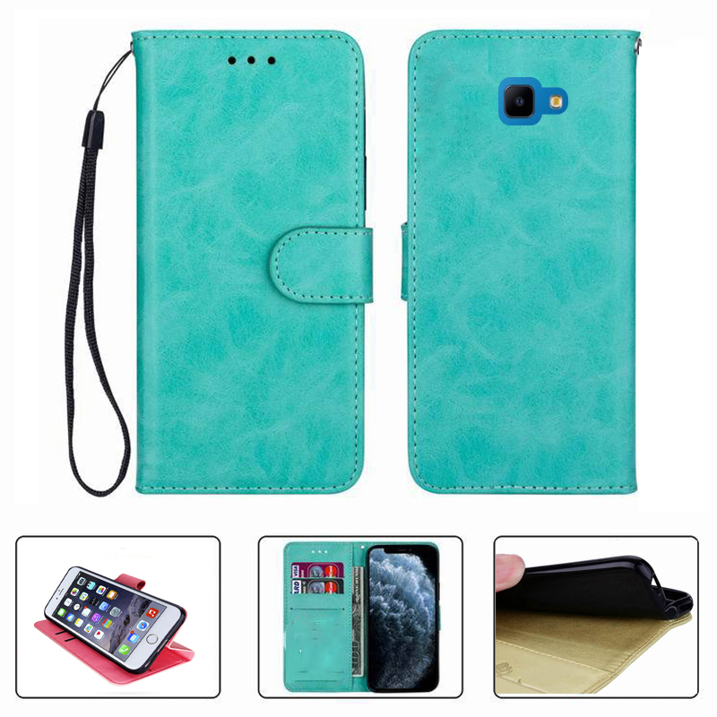 For Samsung Galaxy J4 Core SM-J410F/DS SM-J410G/DS SM-J410D Wallet Case High Quality Flip Leather Phone Shell Protective Cover