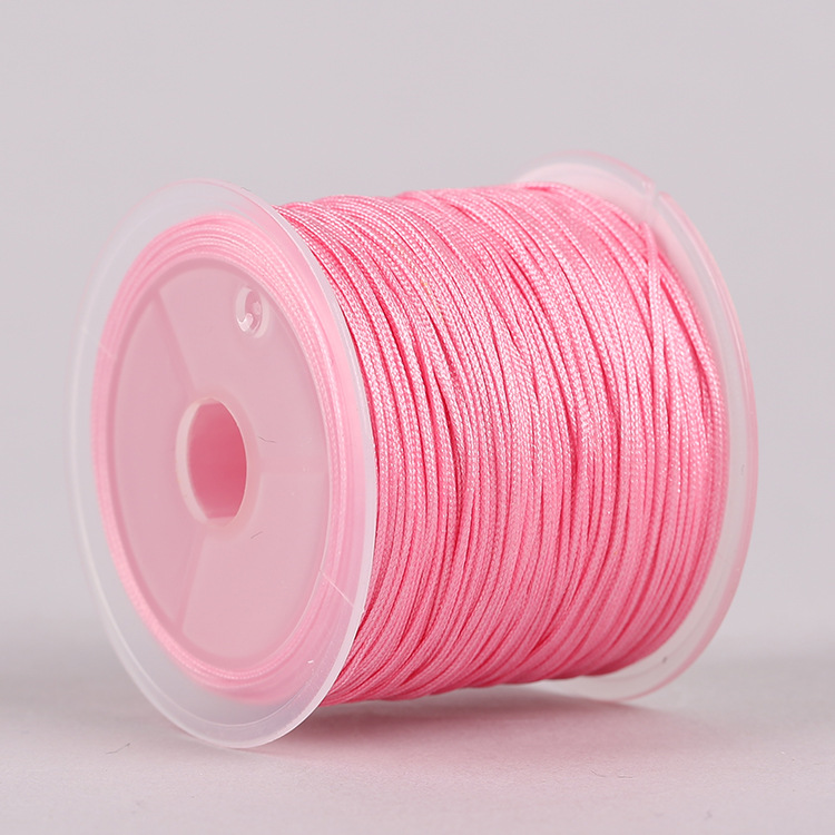 No. 72 jade thread red Chinese knot non-elastic braided wire belt Buddha beads red rope braided bracelet rope non-elastic. 