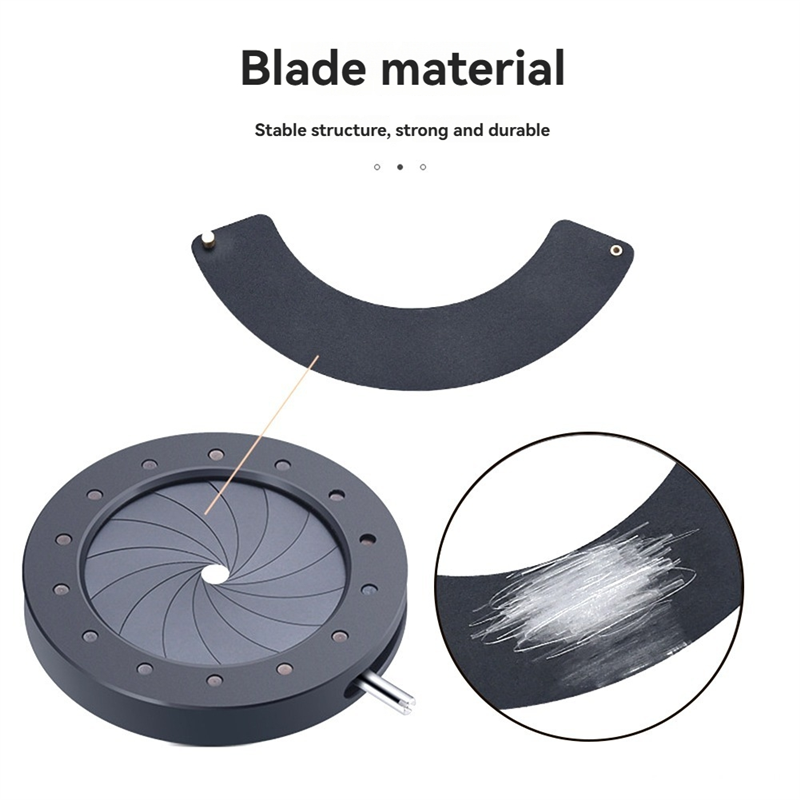 1.5-25MM Manual Aperture Adjustable Mechanical Iris Diaphragm Iris Diaphragm for Digital Camera Microscope Iris SK25. 