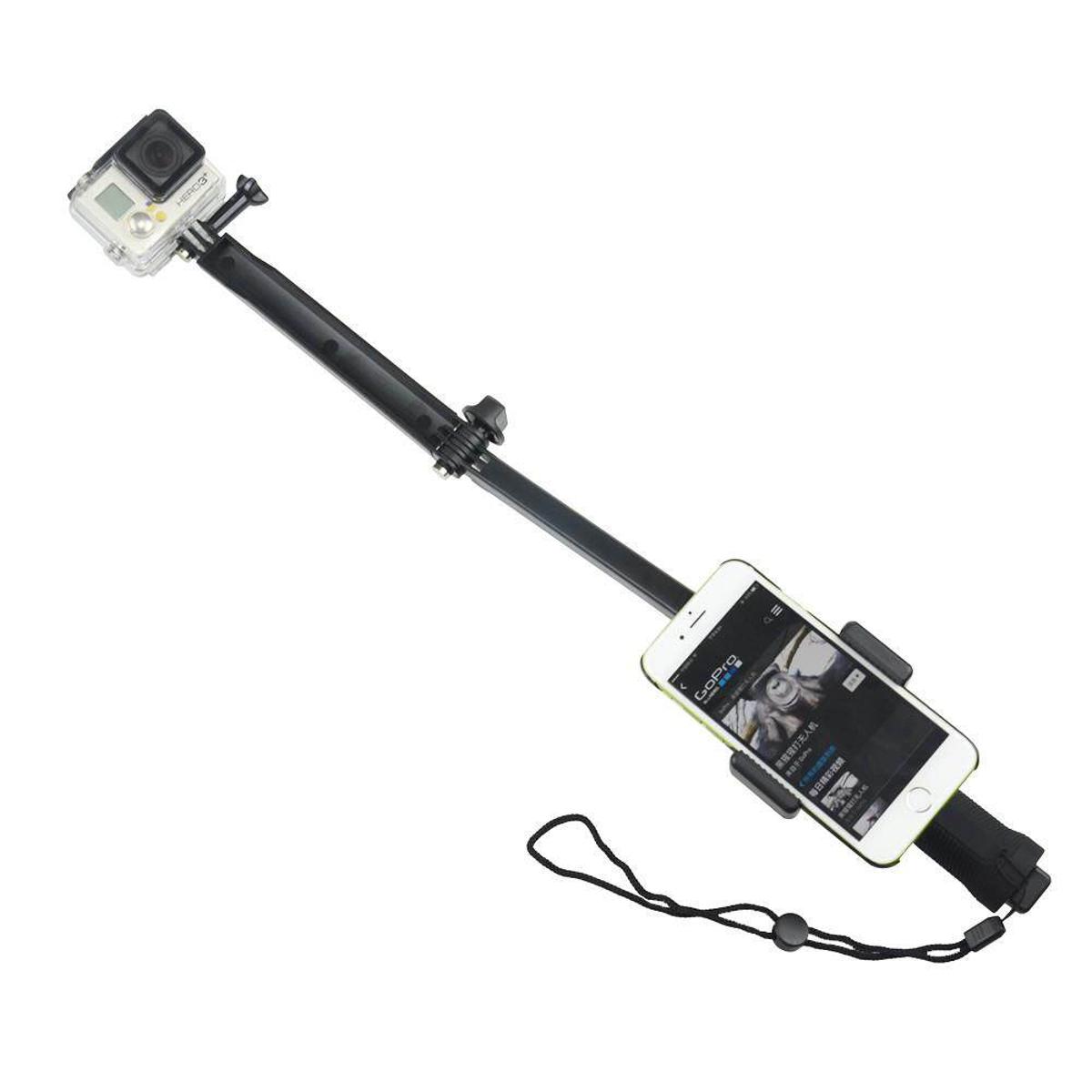 Self-stick + Phone clip For gopro hero4/3 + Yi Motion Camera