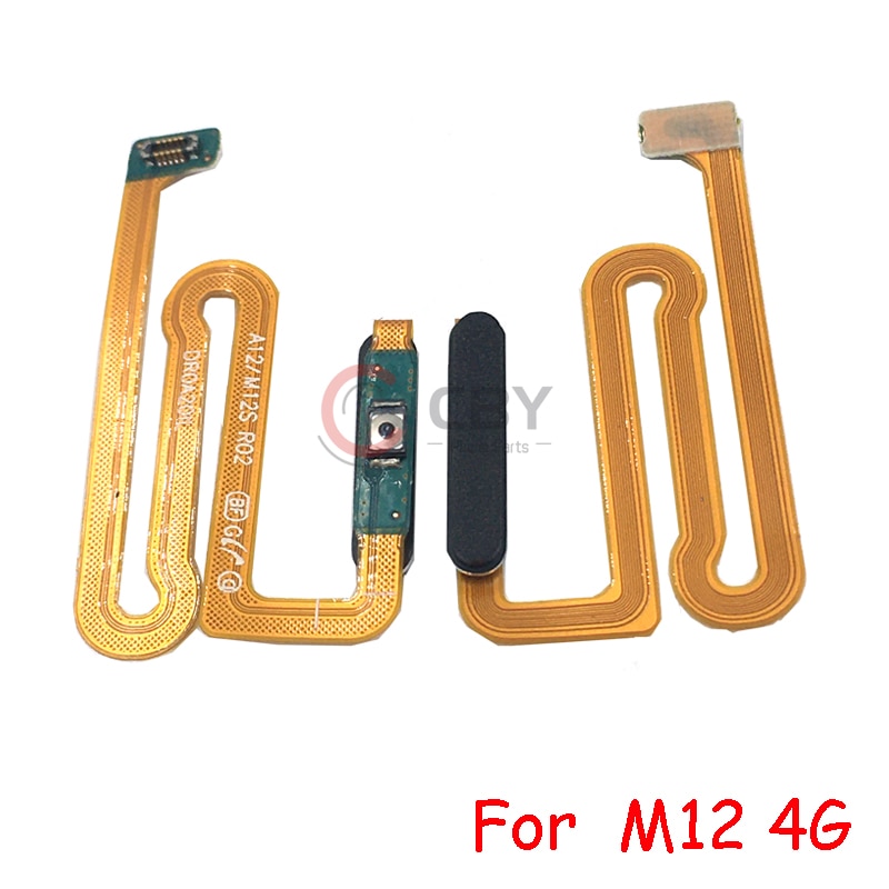 For Samsung Galaxy A12 M12S A22 M12 4G 5G Fingerprint Finger Print Touch ID Sensor Home Button Flex Cable. 