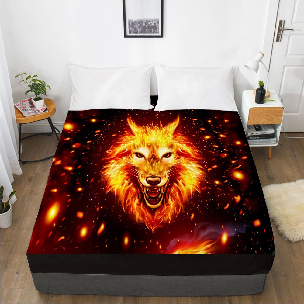 Customize Fitted Sheets Mattress Cover With Elastic Band 3D Bedsheet Linens 200x200 160x200 Bed Sheet Bedding Bohemia. 