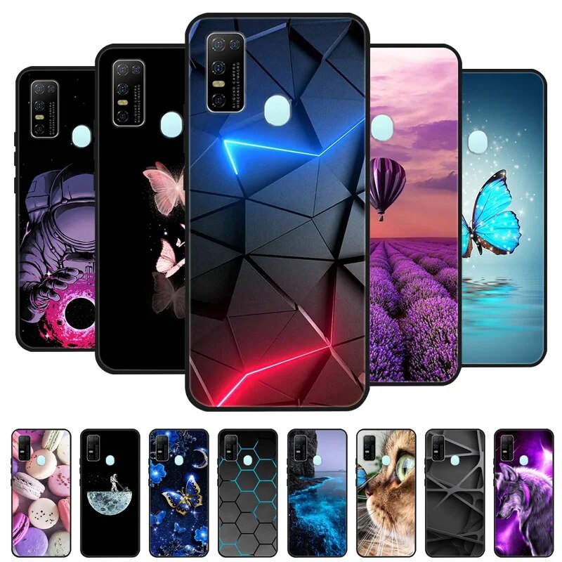 For TCL 20 SE Case Soft Silicone Phone Back Cover For TCL 20 SE TCL20SE TCL20 20SE Cases Coque for TCL 20SE Fundas bumper Shell