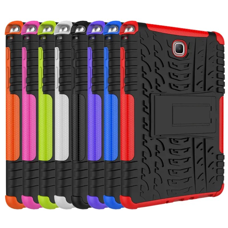 【3C VictoryEagle】For Samsung Galaxy Tab A 8.0inch T350 T351 T355 SM-T355 Shockproof TPU PC Cover Stand Case for Samsung A T290 Cover. 