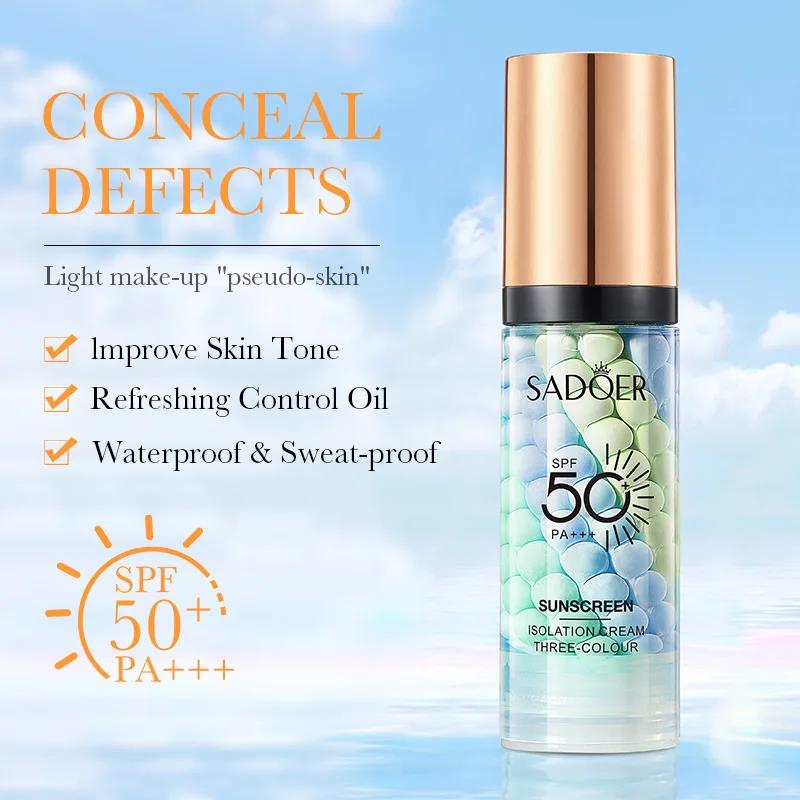 Abandon 40ml Isolation Cream Makeup Primer Moisturizing Invisible Pores Facial Base Brighten Correcting Skin Tone Refreshing Cosmetics. 