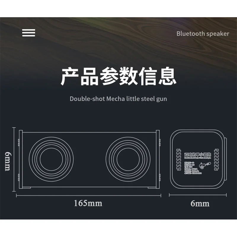 V8 Bluetooth Speaker Transparent Sound Box Colorful Lights Dual Speaker High Power Subwoofer Soundba-D shop. 